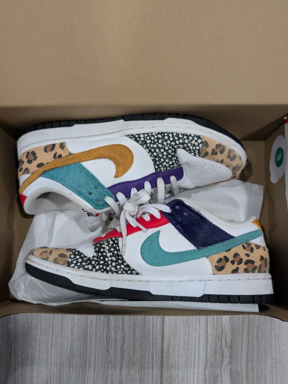 Nike Dunk Low "Safari Mix" Sz 7.5w